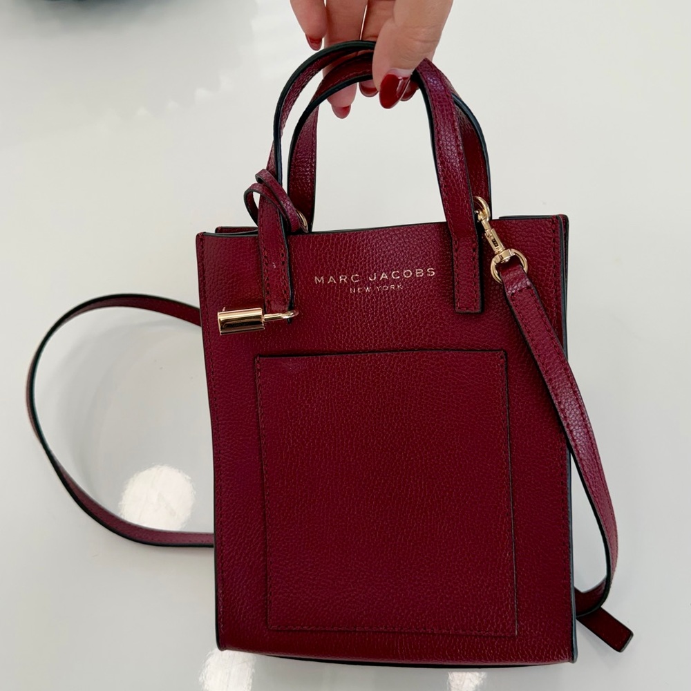 Marc Jacobs Burgundy Crossbody Bag